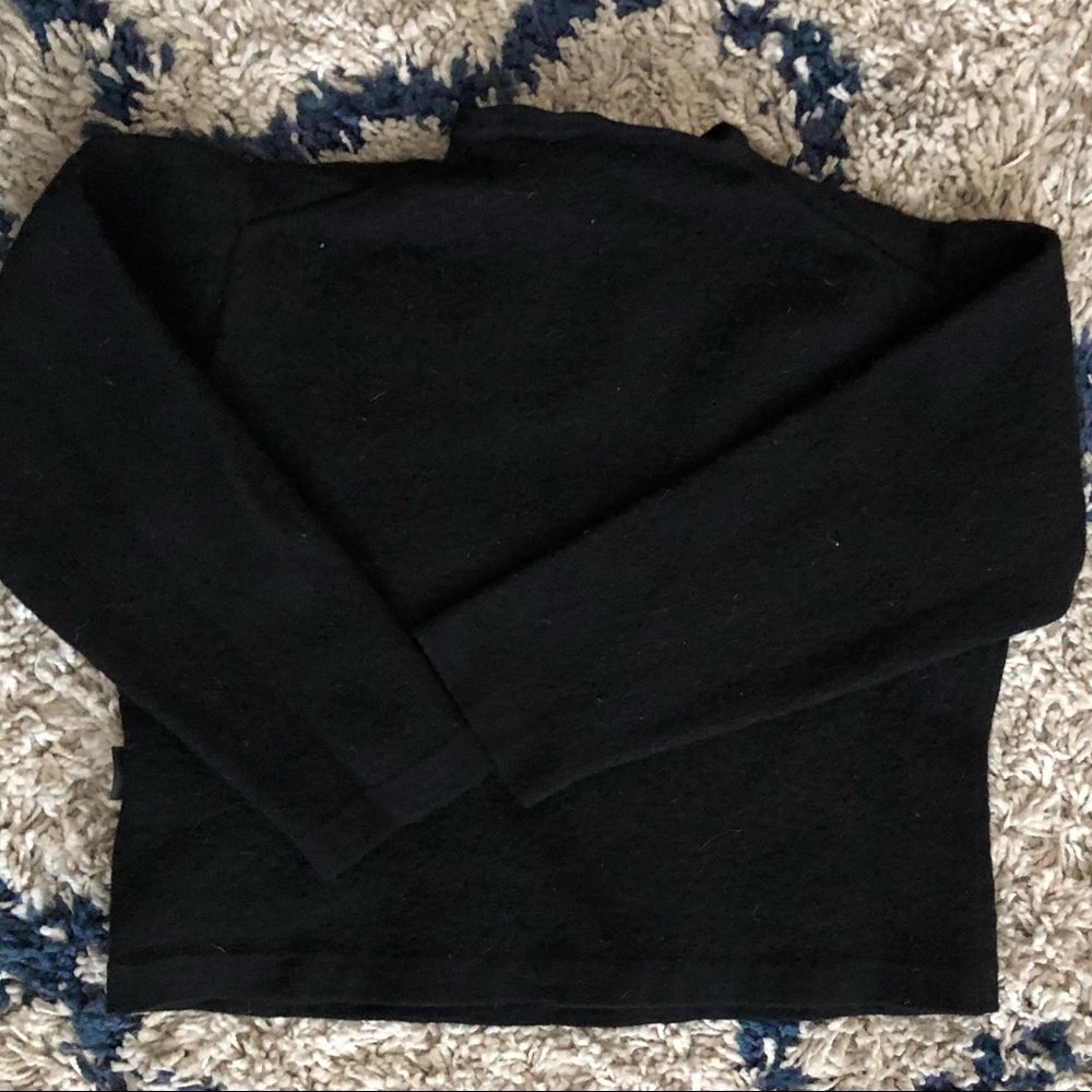 HUGO BOSS KIDS BLACK WOOL SWEATER - Picture 4 of 5